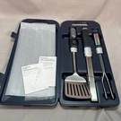 Brookstone Bbq Set Grilling Smart Digital Tongs Thermometer Fipper. Fixed Price $24.26.