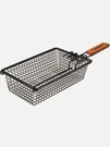 Cuisinart Grilling Basket W/folding Wood Handle Non-stick, Deep, Lid, Tight Grid. Fixed Price $15.98.