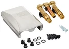 Double Gas Plug 1/2" Npt Bottom Inlet, X 3/8" Quick Disconnect Outlets. Fixed Price $392.48.