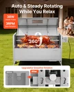Rotisserie Grill, 38W Bbq Outdoor Pig & Lamb Spit Roaster, Charcoal. Fixed Price $643.45.
