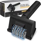 Electric Grill Brush Bbq Cleaning 450 Rpm Stainless Steel Removab. Fixed Price $90.30.