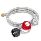 Gaspro 0-30 Psi Adjustable High Pressure Propane Regulator With Gauge, 5-FOOT.... Fixed Price $40.99.
