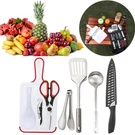 8PCS Griddle Utensil Tool Set Bbq Flat Top Grill Accessories Spatula Scraper Kit. Fixed Price $29.98.