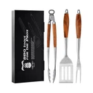 Grilaz Heavy-duty Rose Wooden Bbq Grilling Tools Set. Extra Thick Stainless S.... Fixed Price $61.69.