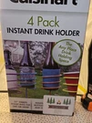 Nib Cuisinart CDH-444 Instant Drink Holder Colorful Metal Stakes Party Pack. Fixed Price $35.00.