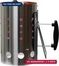 The Grill Stainless Steel Charcoal Chimney Starter - Perfect For Binchota. Fixed Price $90.04.