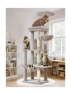 Taoqimiao MS042W Cat TREE,66-INCH Large Tower With Scratching Posts, Luxu.... Fixed Price $107.51.