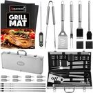 Romanticist 23PCS Must-have Bbq Grill Accessories Set Thermometer In Case. Fixed Price $46.04.