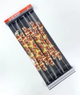 6 Piece Stainless Bbq Skewers Set Flat Shish Kebob Kebab Kabab Souvlaki Shashlik. Fixed Price $7.79.