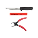 Myron Mixon 3PC Bbq Rib Skinner Ergo Chef 6" Prodigy Boning Knife W/ Edge Guard. Fixed Price $39.94.