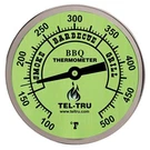 Tel-tru Large Glow In Dark Bbq Smoker Thermometer BQ300 3" Face 4" Stem 500F. Fixed Price $75.36.