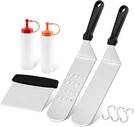 5PCS Griddle Accessories Kit, Stainless Steel Flat Top Set. Fixed Price $20.68.