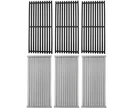Easibbq Cast Iron Grill Grates And Stainless Steel Emitter Plates For Charbro.... Fixed Price $116.19.