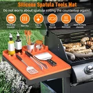 Silicone Grill Mat For Blackstone, Griddle Tools With Drip Pad, Spatula. Fixed Price $23.54.