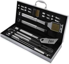 16 Pc Grill Set Home Complete HC-1000 Bbq Accessories With Spatula, Tongs, Skew. Fixed Price $19.99.