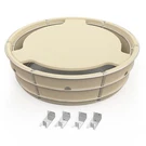 Onlyfire Charcoal Ash Basket Heat Deflector For Weber 22 Kettle Grill Smoker. Fixed Price $124.99.