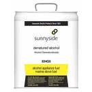 Sunnyside Denatured Alcohol Fuel 1 Gal Can Liquid Solvent Cleaner Water White. Fixed Price $190.40.