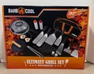 Barb Cool 28 Piece Ultimate Grill Set With Storage Bag. Fixed Price $28.97.
