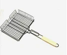 Master Forge Nonstick Grilling Basket With Wood Handle. Fixed Price $25.00.