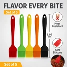 5PCS Silicone Basting Brushes Heat Resistant Bbq Cooking Pastry Grill Oil Tool. Fixed Price $10.99.