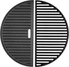 18" Half Moon Cooking Grate For Kamado Joe, Big Green Egg & Vision Grill. Fixed Price $74.99.