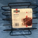 Nexgrill Rib Rack With Nonstick Surface & Built-in Handles Black -530-0026. Fixed Price $14.99.