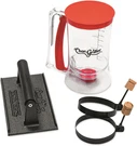 Char-griller 8933 Flat Iron Gas Griddle Breakfast Kit Barbecue Tool Set,black. Fixed Price $37.13.