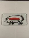Prepology 2LB Glass Bacon Burger Press Pig Decal Gray Comfort Grip Handle Grill. Fixed Price $24.99.