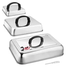 Cheese Melting Dome Set Of 3, Leonyo Heavy Duty Rectangular Basting Cover Wit.... Fixed Price $36.85.
