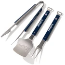 Nfl New England Patriots Bbq Set 3-PIECE Stainless Steel, 22"X9". Fixed Price $48.27.