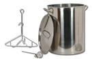 New King Kooker Stainless Steel Turkey Fry Pot 30 Qt.. Fixed Price $145.99.