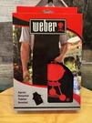 Weber - Apron Black #6533 One Size Fits All. Fixed Price $14.00.