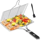 Stainless Steel Fish Grill Basket - Heavy Duty Bbq Tool For Vegetables & Seafood. Fixed Price $19.97.