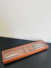 Set Of 4 Williams Sonoma Bbq Sliding SKEWERS18 Stainless Steel,original Box. Fixed Price $35.99.