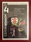 4 Mgm Horror Dvd Return Of The Living Dead/swamp Thing/bucket Blood/frogs New. Fixed Price $20.00.