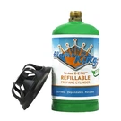 Refill Your Own Propane - Flame King 16.4OZ Tank Green. Fixed Price $35.99.