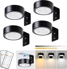4-PACK Picture Battery Operated With Remote, Led Lights Black. Fixed Price $34.24.