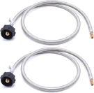 Ggc Ft Stainless Braided Rv Propane Pigtail Hose QCC1 Connector With 1/4'' .... Fixed Price $37.87.