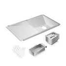 Grease Tray With Catch Pan And Foil Liner, Adjustable Drip For 3/4/5 Gas .... Fixed Price $60.17.