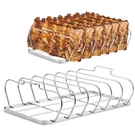 Large Rib For Smoking - 6 Slots Racks Grilling Easy To Use And.... Fixed Price $26.08.
