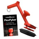 Thermomaven Bbq Bristle-free Steam Grill Brush 1 Pcs Red Flexfyber Head,. Fixed Price $42.01.
