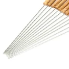 Haksen 12 Pcs Barbecue Skewers With Wood Handle Marshmallow Roasting. Fixed Price $10.79.