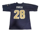 St Louis Rams Jersey Marshall Faulk Mens Large Blue Screen Print Mesh Reebok 28. Fixed Price $34.99.