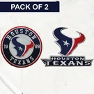 2PCS Houston Texans Nfl Team Logo Iron Patch - Sew Embroidered. Fixed Price $13.99.