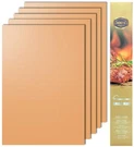 5 Pcs Copper Grill And Bake Mats Bbq Pad Tool Camping Hiking Home Outdoor. Fixed Price $12.95.
