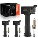 A-premium Set Of 3 Ignition Coil Pack And Iridium Spark Plugs Compatible With.... Fixed Price $87.81.