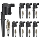 Sykrss Set Of 8 Ignition Coil Pack UF191 And Iridium Spark Plug SP493. Fixed Price $110.54.