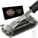 Grill Spark Quick Easy Bbq Brush Scraper 18" Safe Stainless Steel Gift. Fixed Price $24.72.