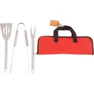Chefmaster 4PC Stainless Steel Barbeque Tool Set 024409497131. Fixed Price $24.00.