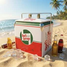 Dad's Garage 14QT Metal Ice Chest Tailgating Bbq Party Portable Outdoor Cooler. Fixed Price $69.99.